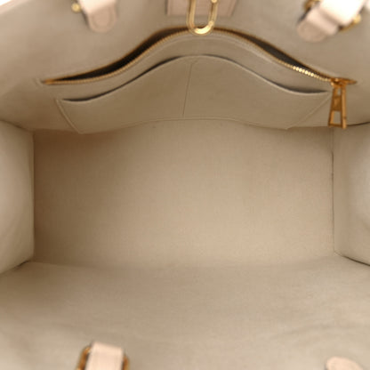 Louis Vuitton Empreinte Monogram Giant By The Pool Onthego MM Cream Saffron 5 of 11