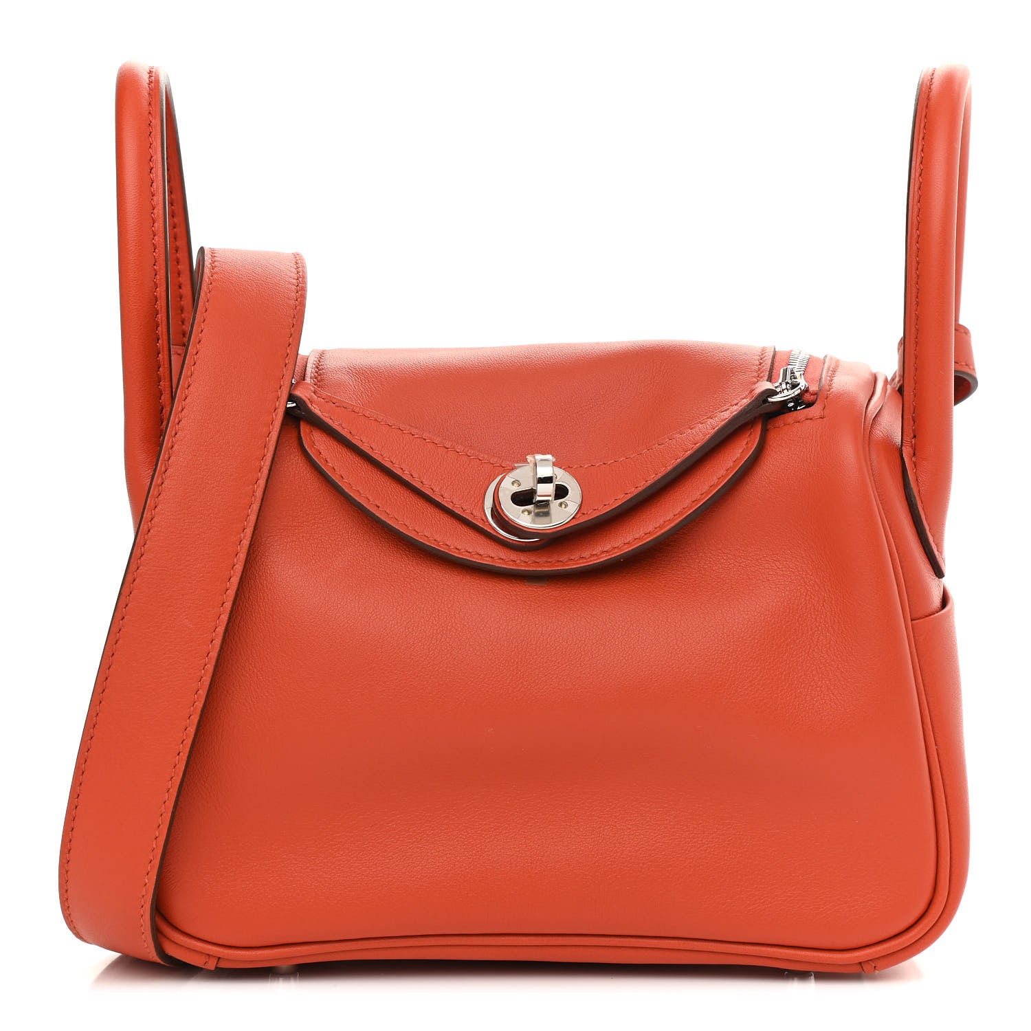 Hermes Swift Verso Mini Lindy 20 Terre Battue Sesame 1 of 11