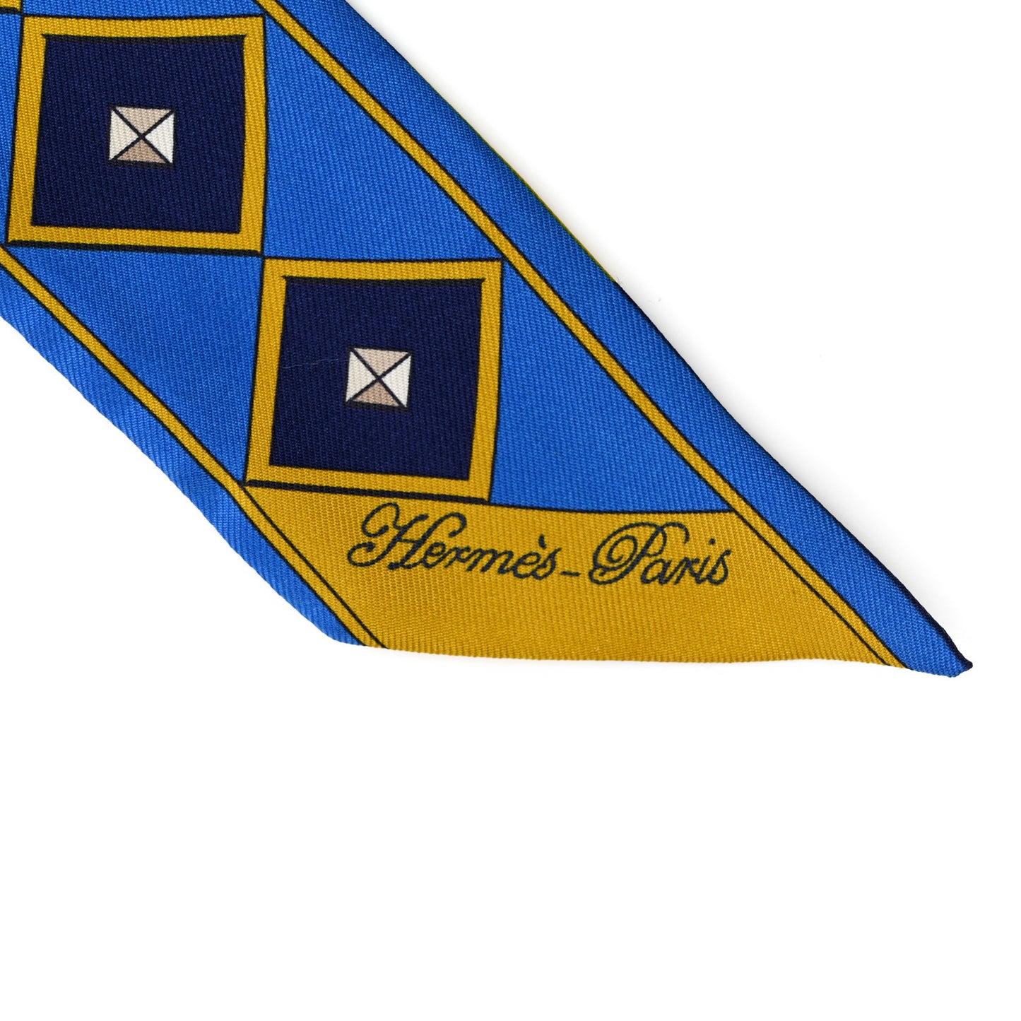 Silk Colliers Et Chiens Twilly Blue Roy Gold Marine