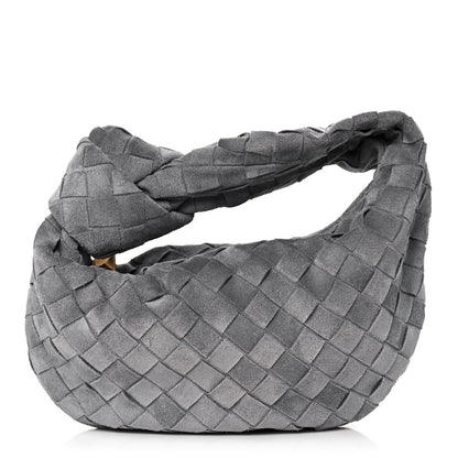 Bottega Veneta Suede Intrecciato Mini Jodie Thunder 1 of 12