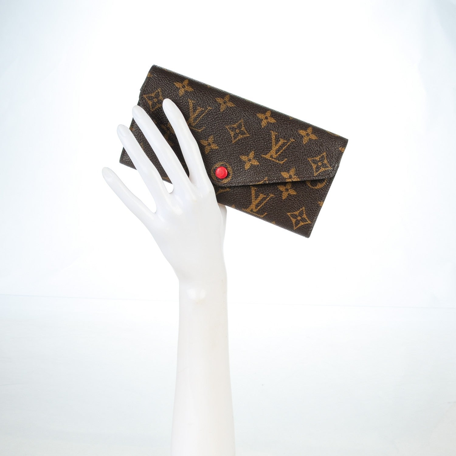 Louis Vuitton Monogram Josephine Wallet Red 2 of 8