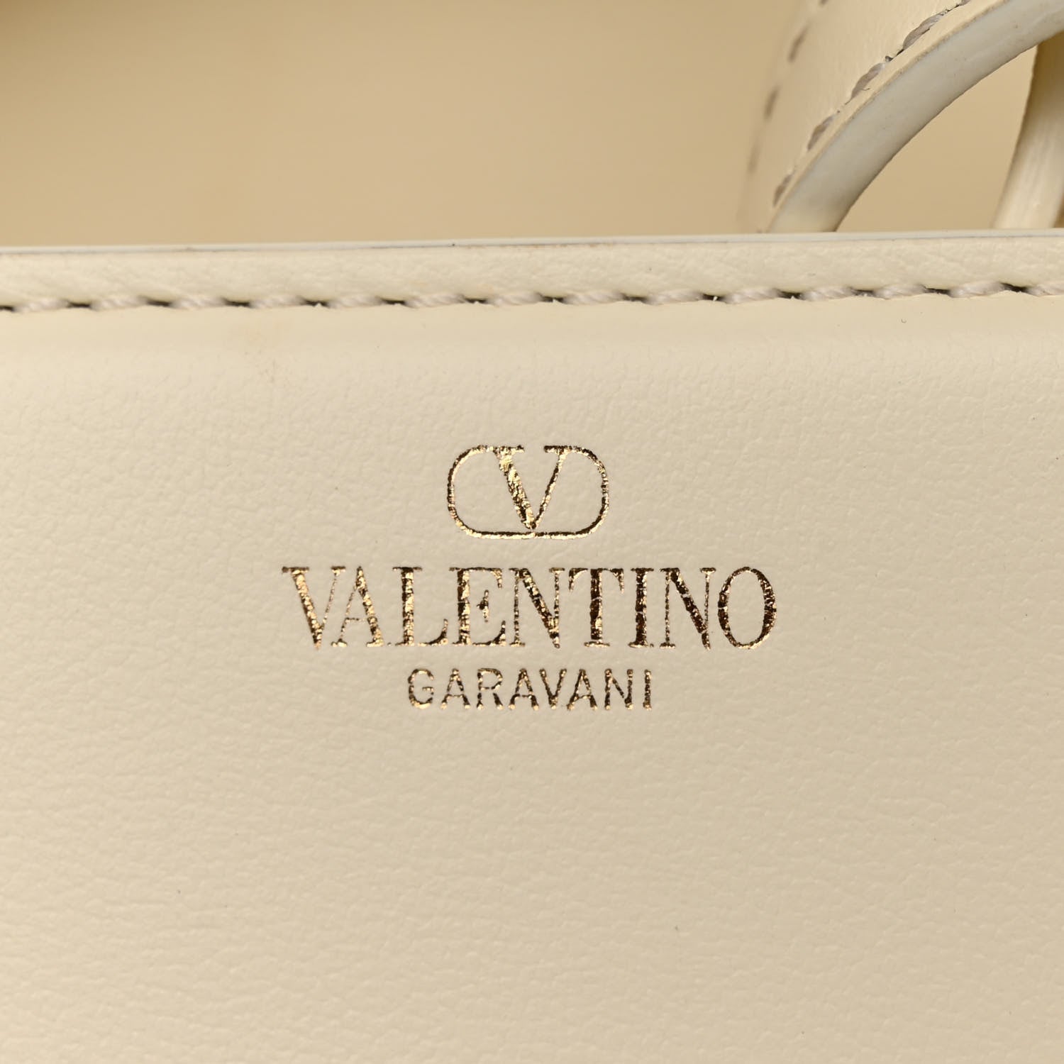 Valentino Garavani Calfskin Enamel VLogo Loco Flap Shoulder Bag Ivory 6 of 10