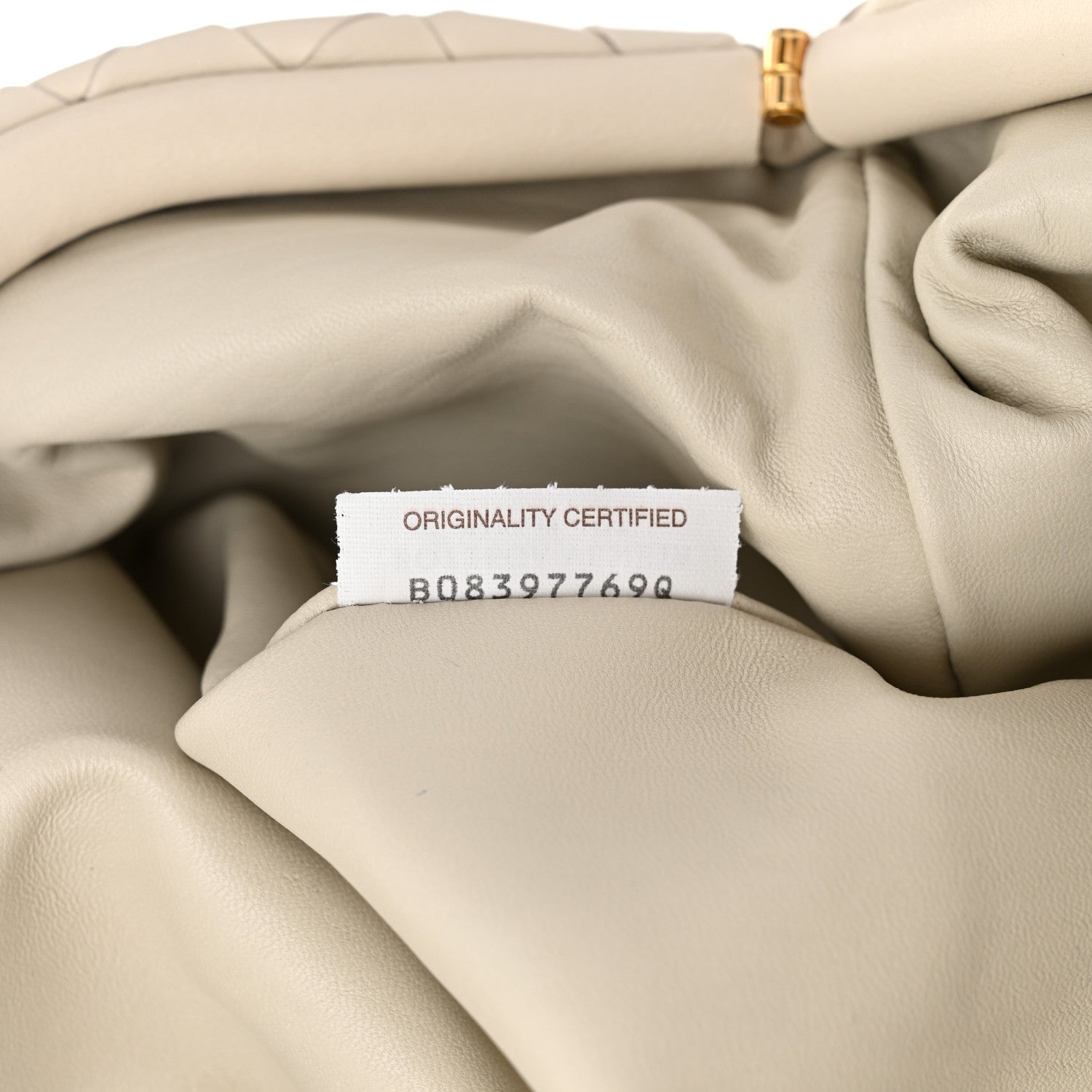 Bottega Veneta Nappa Maxi Intrecciato The Pouch Oversized Clutch Plaster 6 of 9