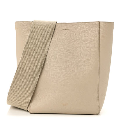 Celine Soft Grained Calfskin Small Sangle Bucket Bag Light Taupe 1 of 13