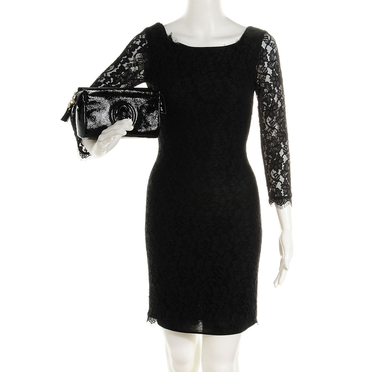 Gucci Vernice Naplack Soho Cosmetic Case Black 2 of 8