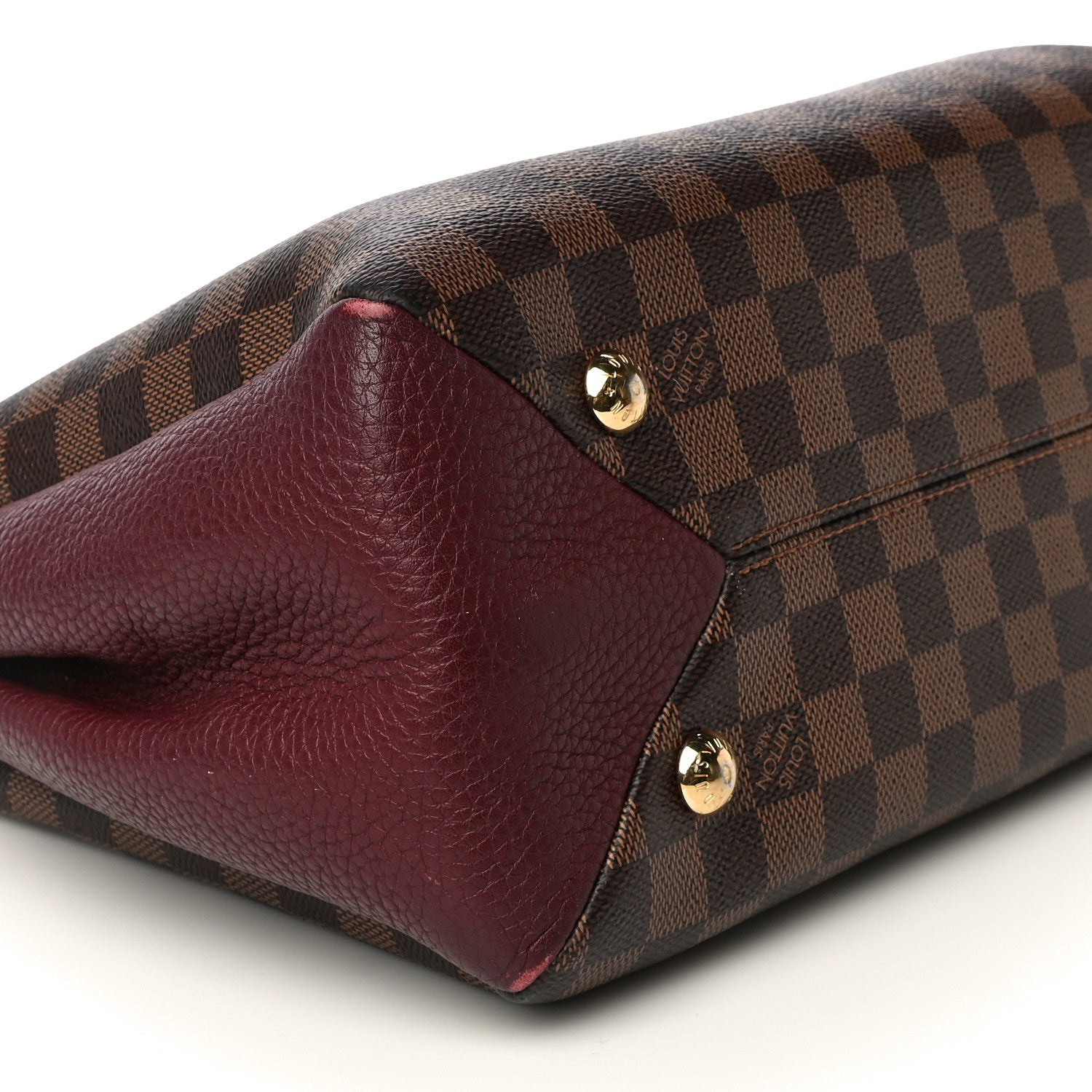 Louis Vuitton Damier Ebene Cuir Taurillon Brittany Bordeaux 7 of 25