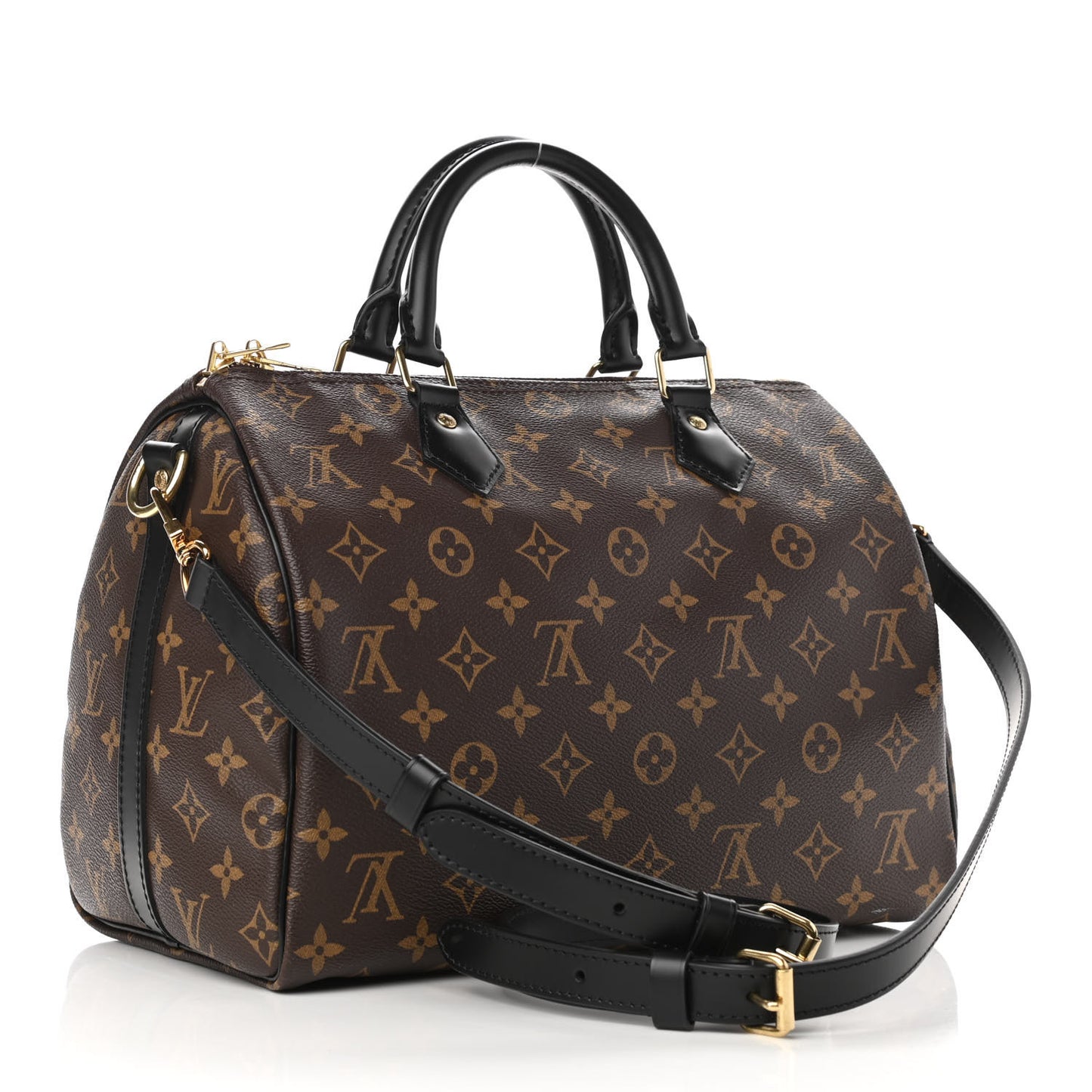 Monogram My World Tour Speedy Bandouliere 30 Black