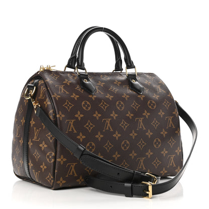 Louis Vuitton Monogram My World Tour Speedy Bandouliere 30 Black 3 of 11