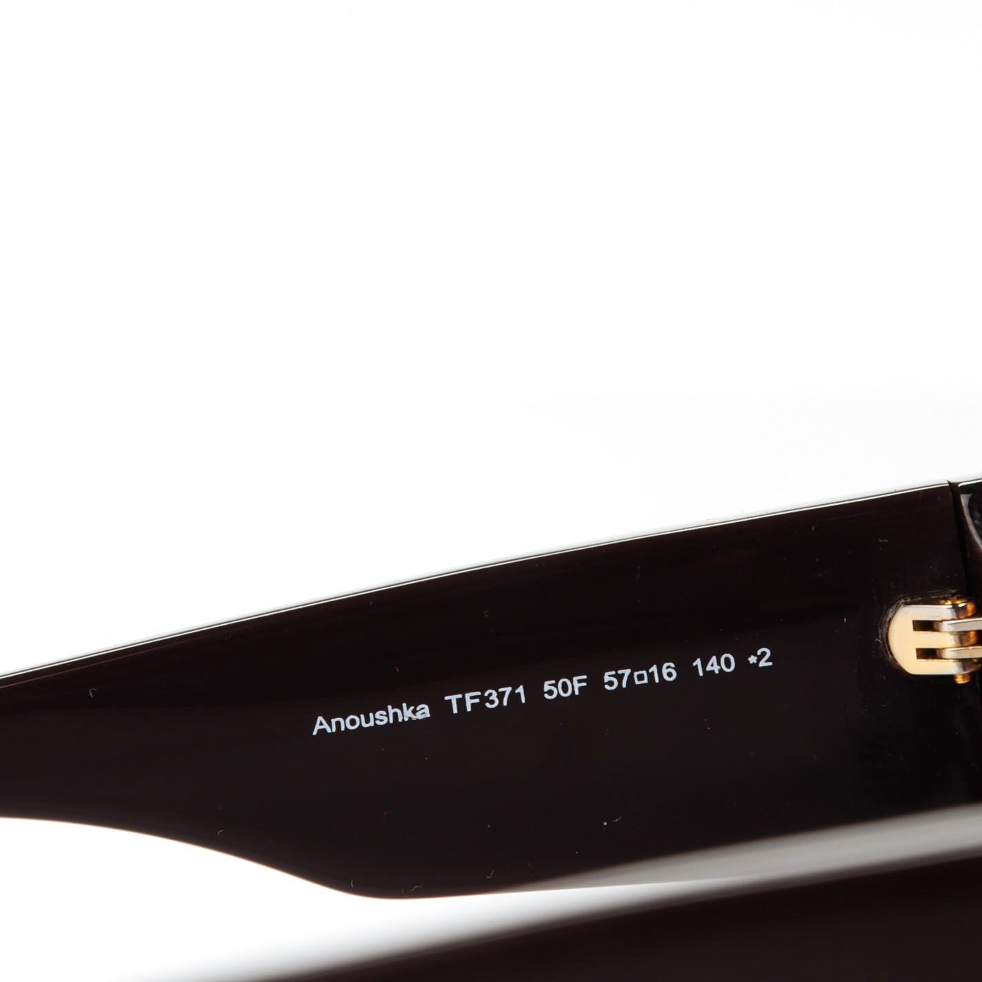 Tom Ford Acetate Anoushka Cat Eye Sunglasses TF371 Brown 4 of 4
