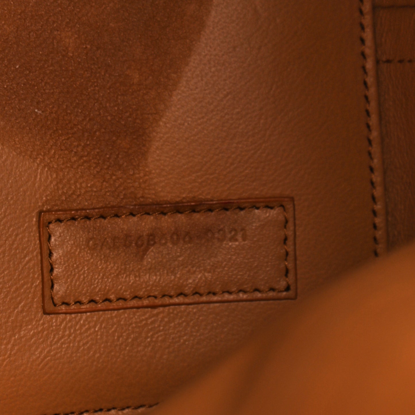 Canvas All-Over Monogram Bucket Bag Brown