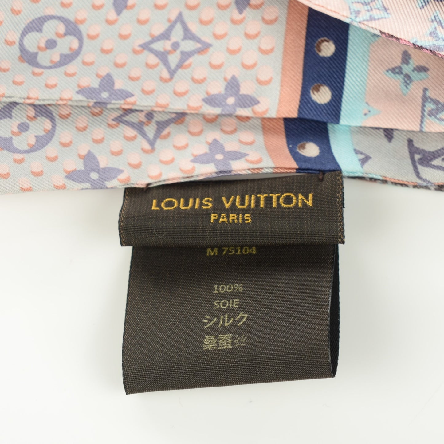 Silk Monogram Wallpaper Bandeau
