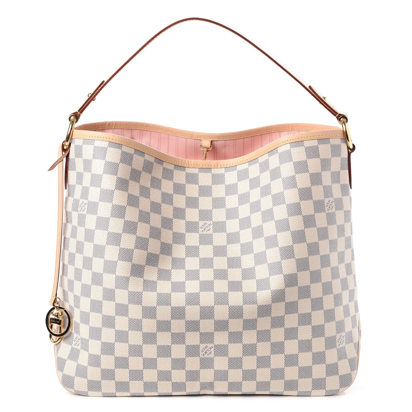 Damier Azur Delightful MM Rose Ballerine