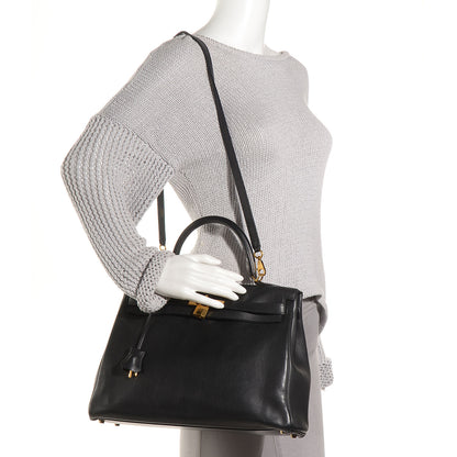 Hermes Swift Kelly 35 Retourne Black 2 of 24