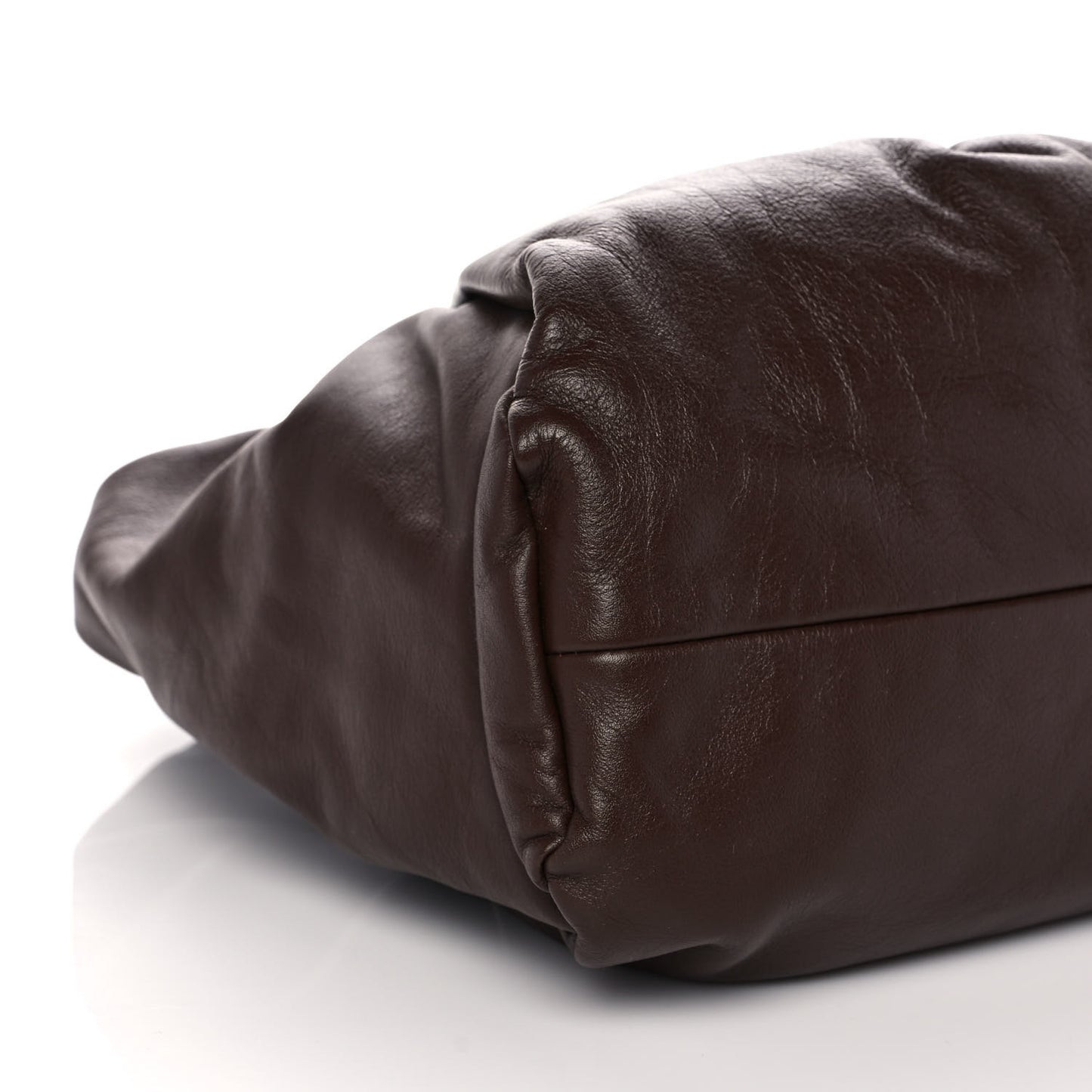 Smooth Butter Calfskin Small The Shoulder Pouch Brownie