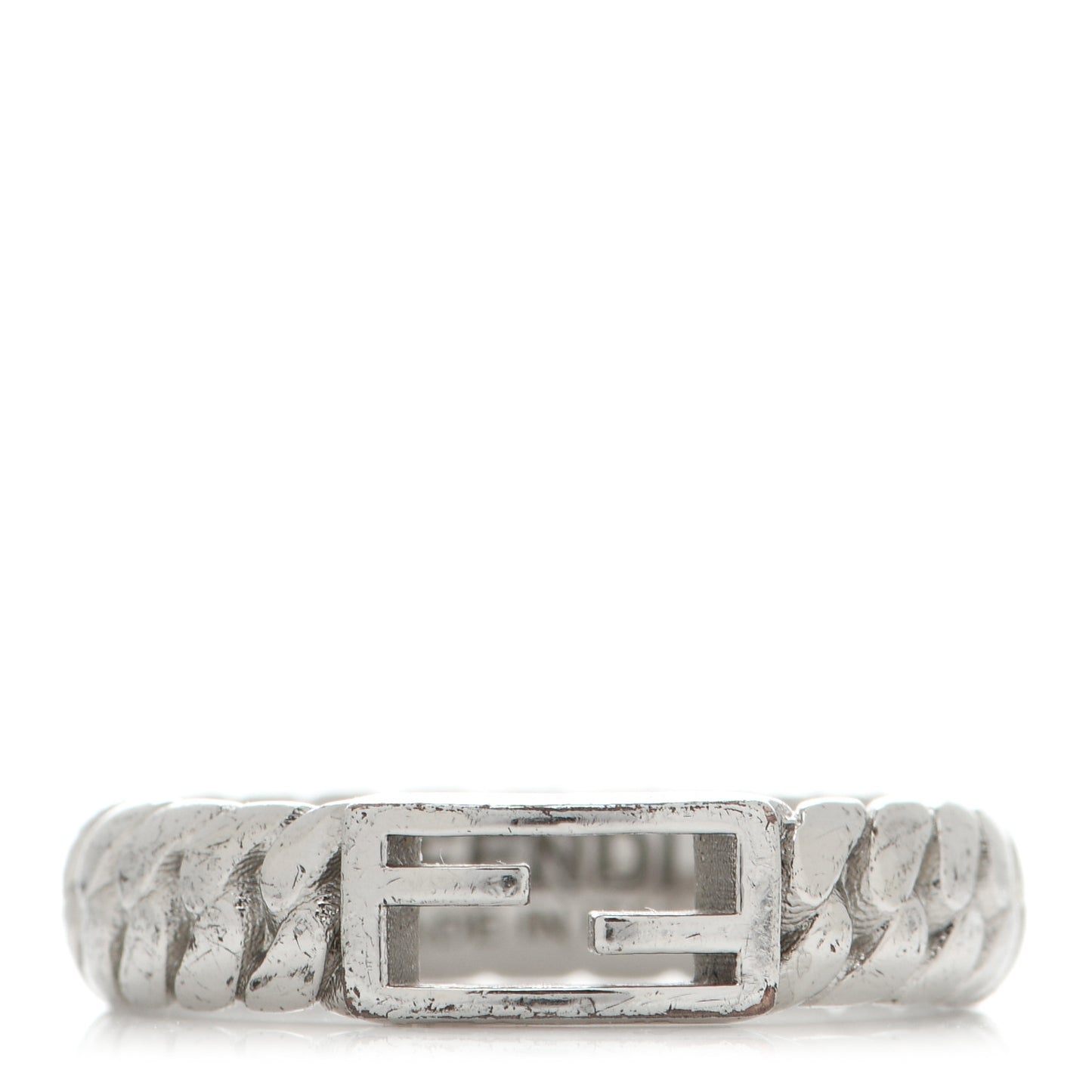 Metal FF Chain Ring 54 7 Silver