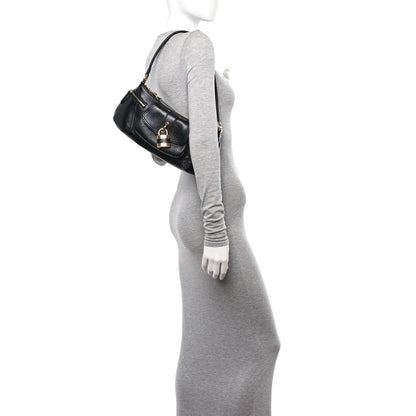 Chloe Grained Calfskin The 99 Shoulder Bag Black 2 of 9