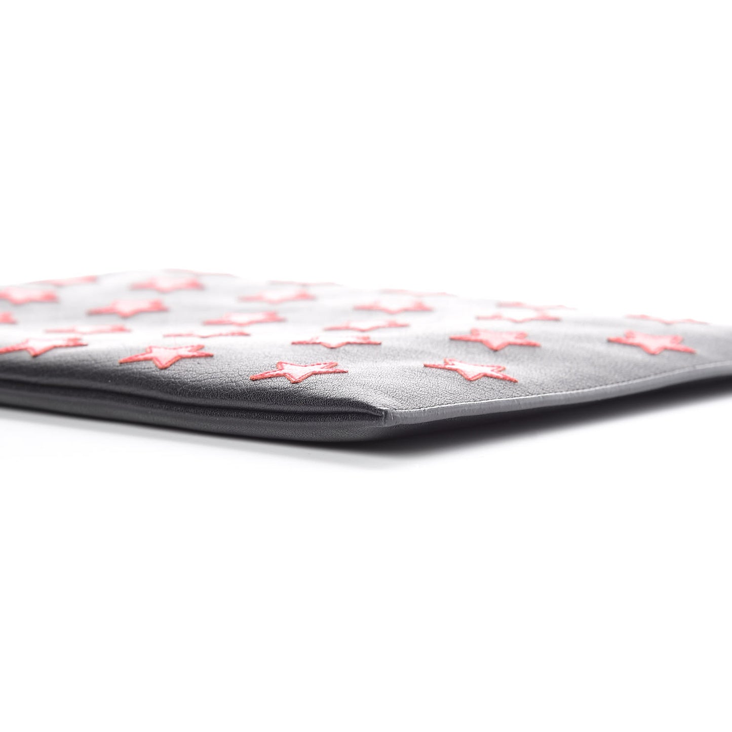 Calfskin Star Rider iPad Pouch Black