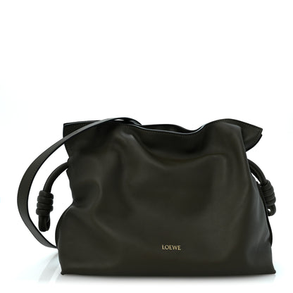 Loewe Nappa Medium Flamenco Knot Bag Khaki Green 1 of 11