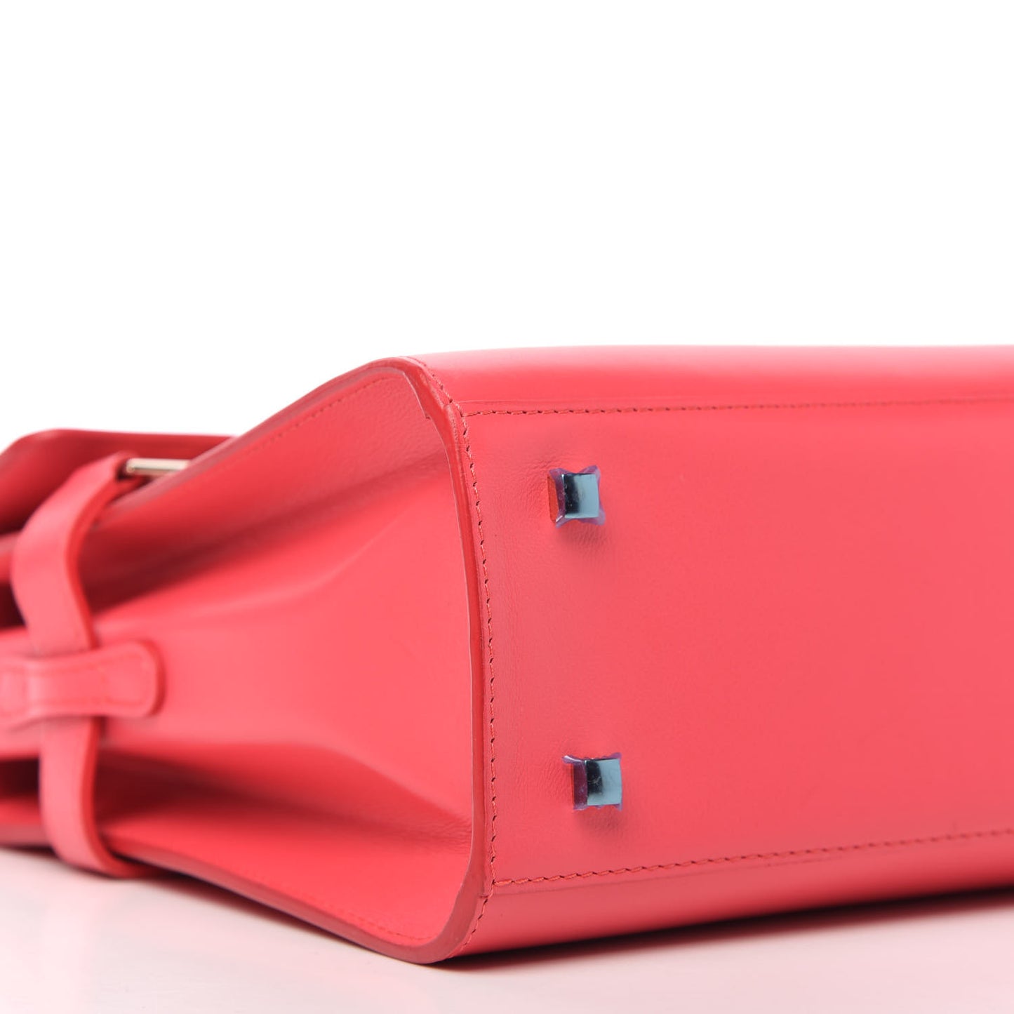 Calfskin MM Tempete Satchel Rose Candy