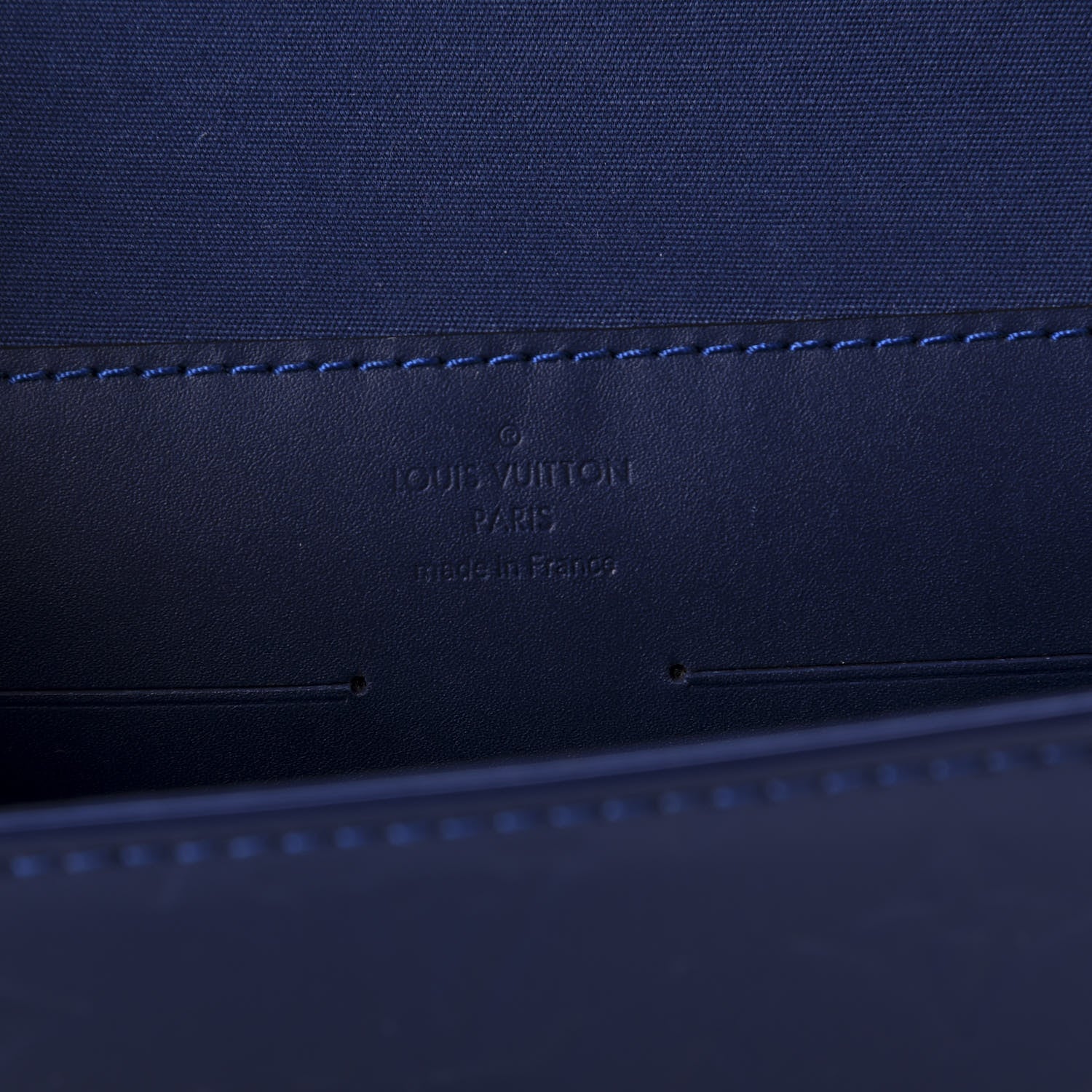 Louis Vuitton Vernis Ana Clutch Grand Blue 8 of 9