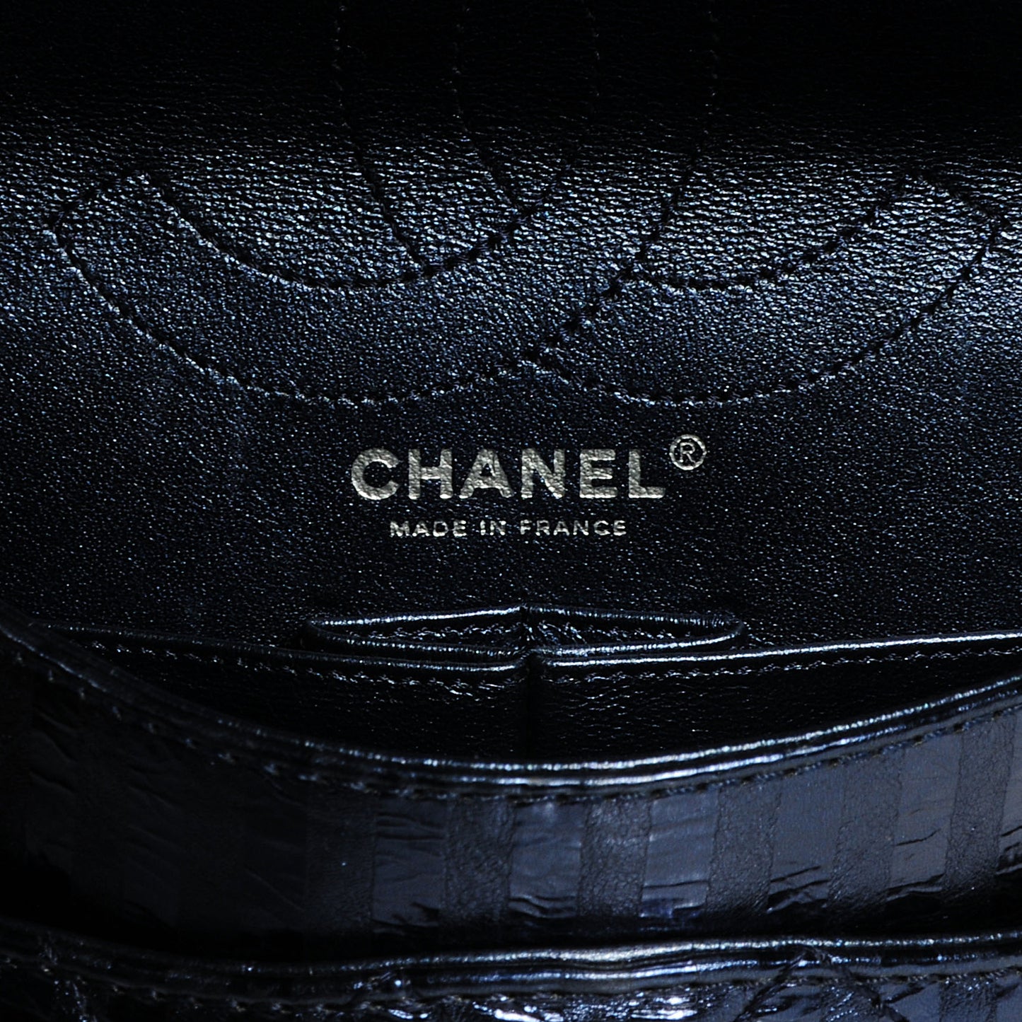 Metallic Striped 2.55 Reissue 226 Flap Blue