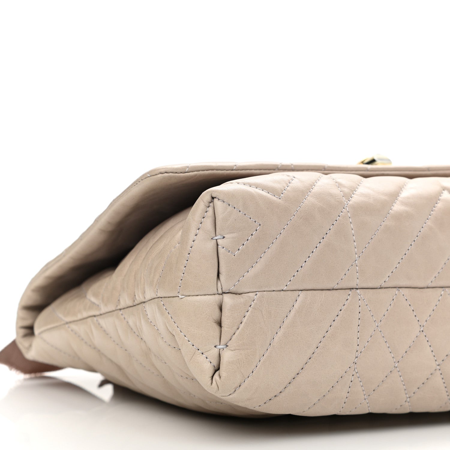 Lanvin Calfskin Quilted Medium Happy Shoulder Bag Grey 5 of 11