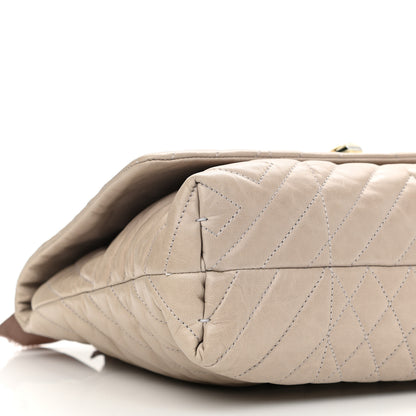 Lanvin Calfskin Quilted Medium Happy Shoulder Bag Grey 5 of 11