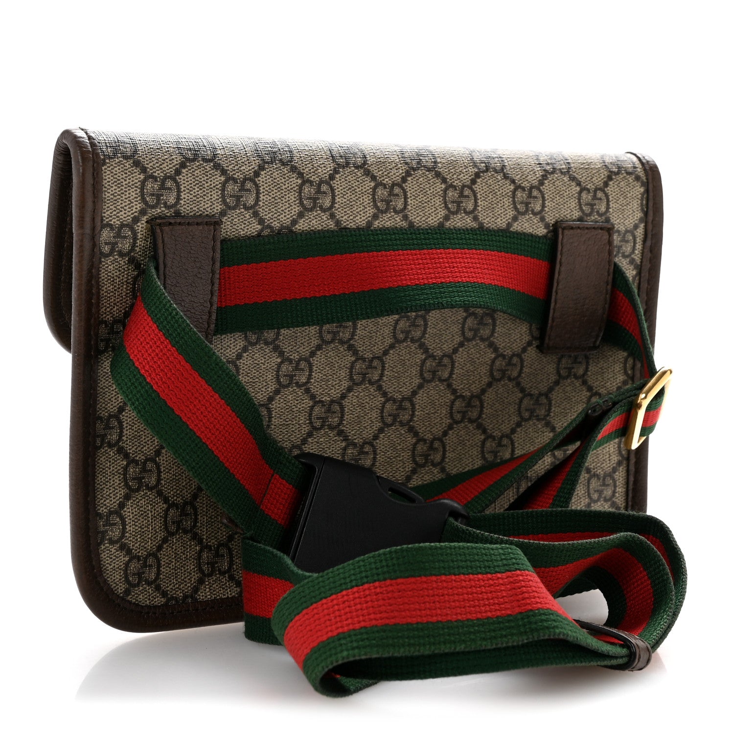 Gucci GG Supreme Monogram Neo Vintage Web Belt Bag Brown 3 of 11