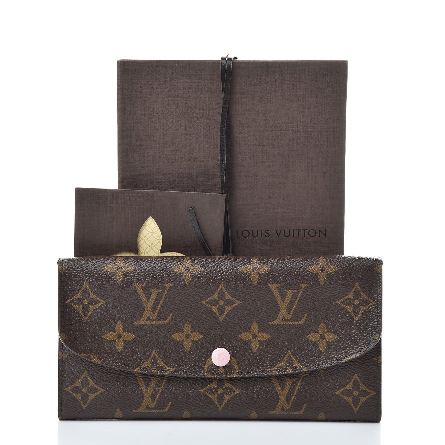 Monogram Emilie Wallet Rose Ballerine
