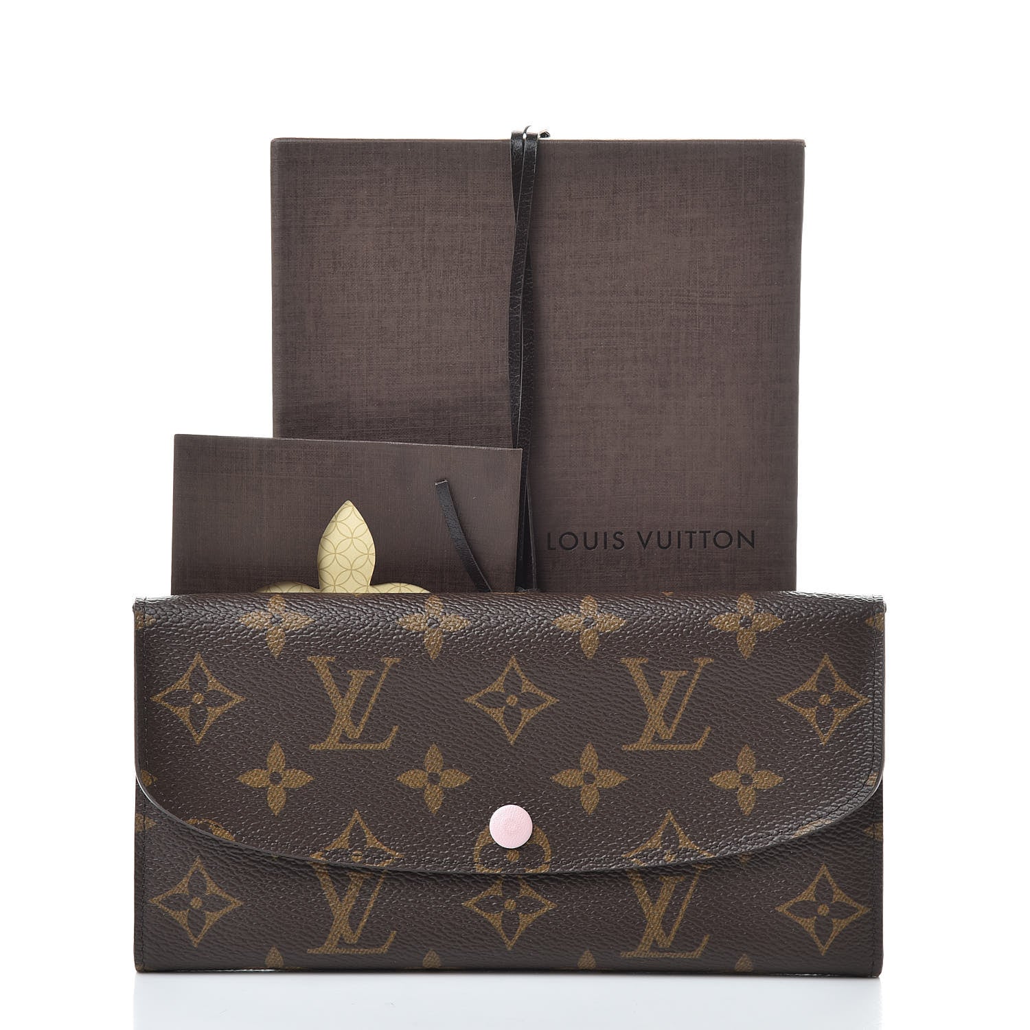 Louis Vuitton Monogram Emilie Wallet Rose Ballerine 8 of 8