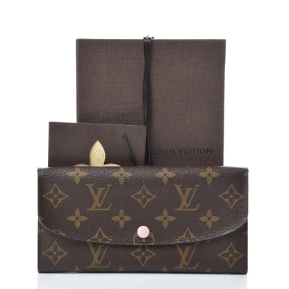 Louis Vuitton Monogram Emilie Wallet Rose Ballerine 8 of 8