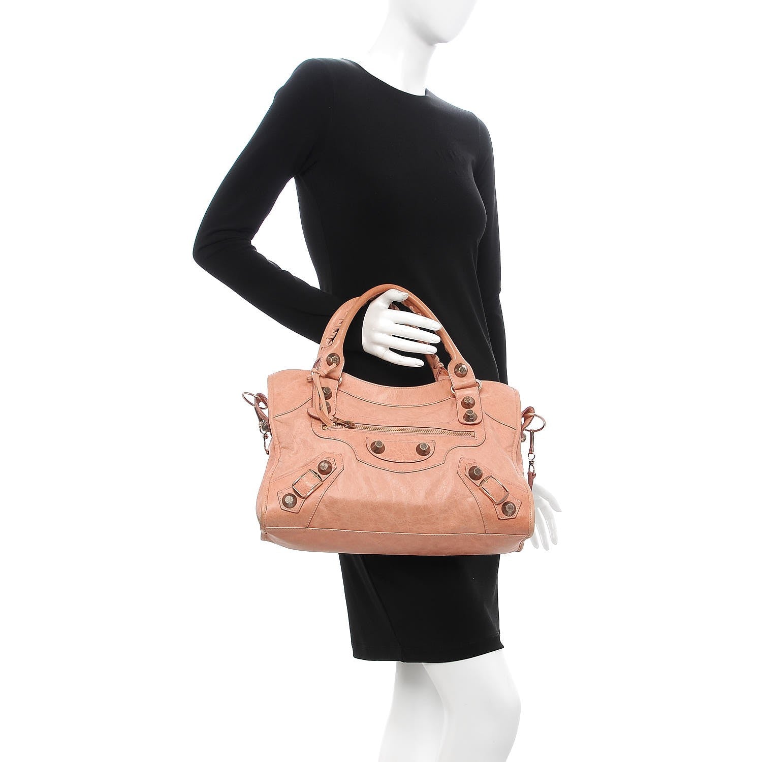 Balenciaga Agneau Giant 21 Rose Gold Hardware City Vieux Rose 3 of 10