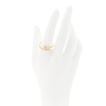 Cartier 18K Yellow Gold Diamond Juste Un Clou Paved Ring 61 9.5 2 of 6