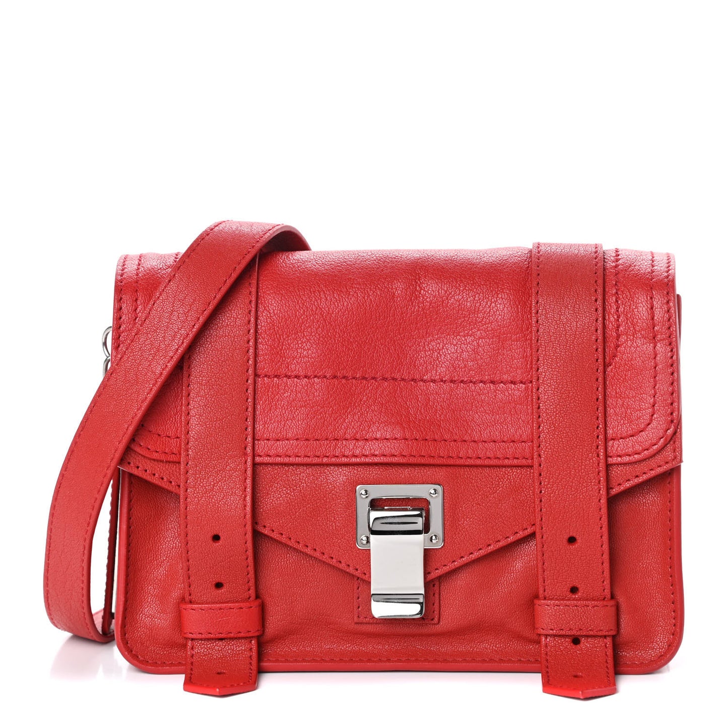 Lambskin PS1 Mini Crossbody Bag Red