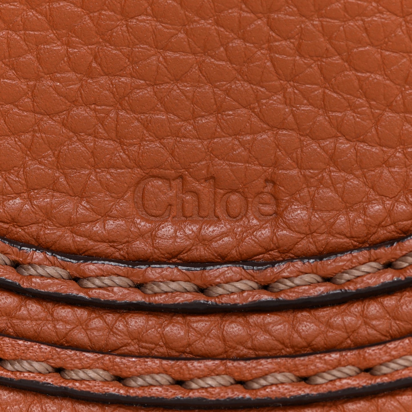 Calfskin Mini Marcie Round Crossbody Bag Tan
