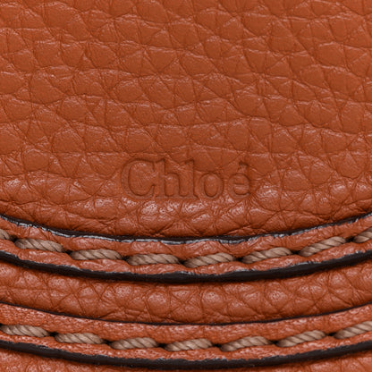 Chloe Calfskin Mini Marcie Round Crossbody Bag Tan 8 of 10