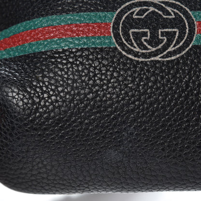 Gucci Grained Calfskin Small Logo Belt Bag Black 9 of 9