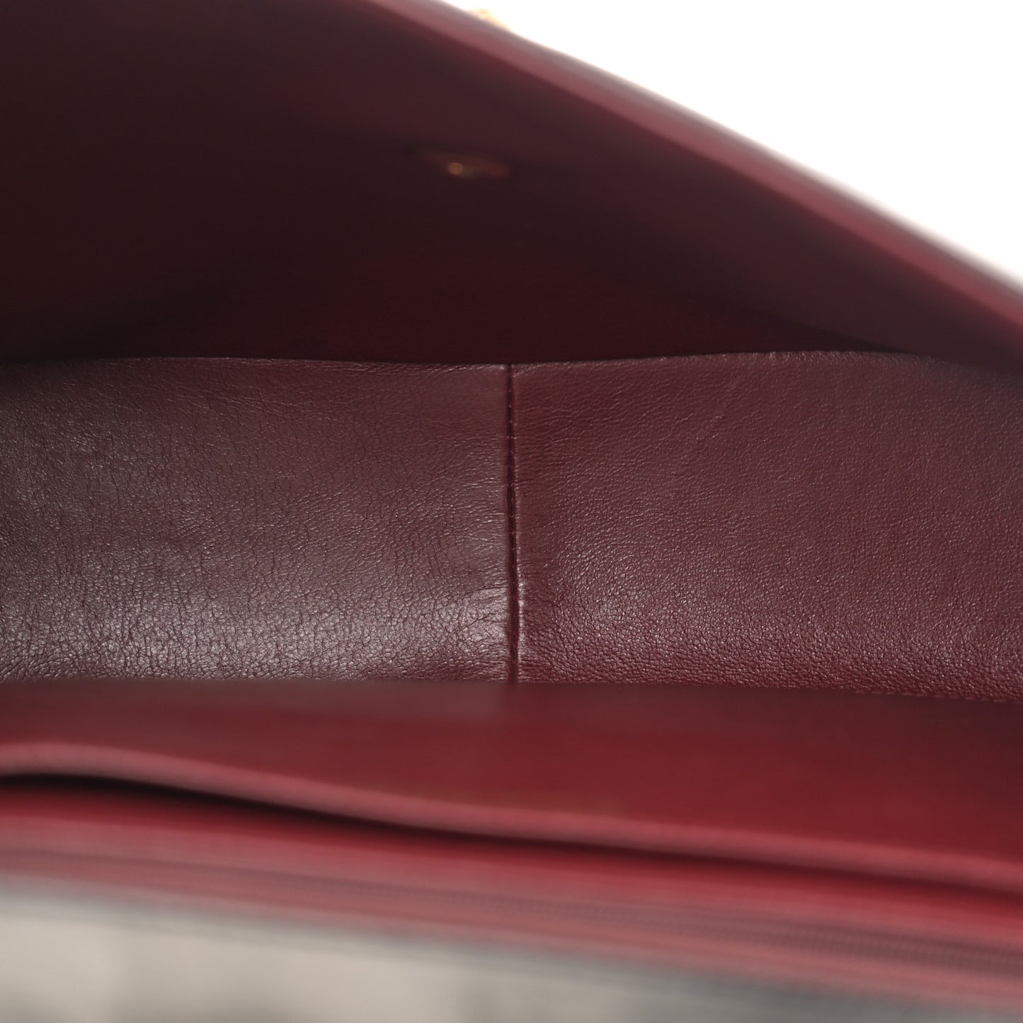 Lambskin Quilted Jumbo Single Flap Black
