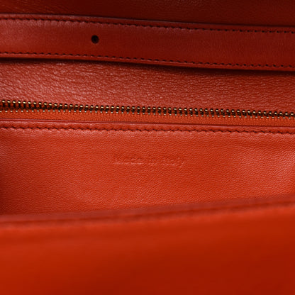 Celine Box Calfskin Medium Classic Box Flap Bag Red 6 of 12