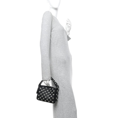 Khaite Pebbled Sport Calfskin Studded Small Elena Black 2 of 10