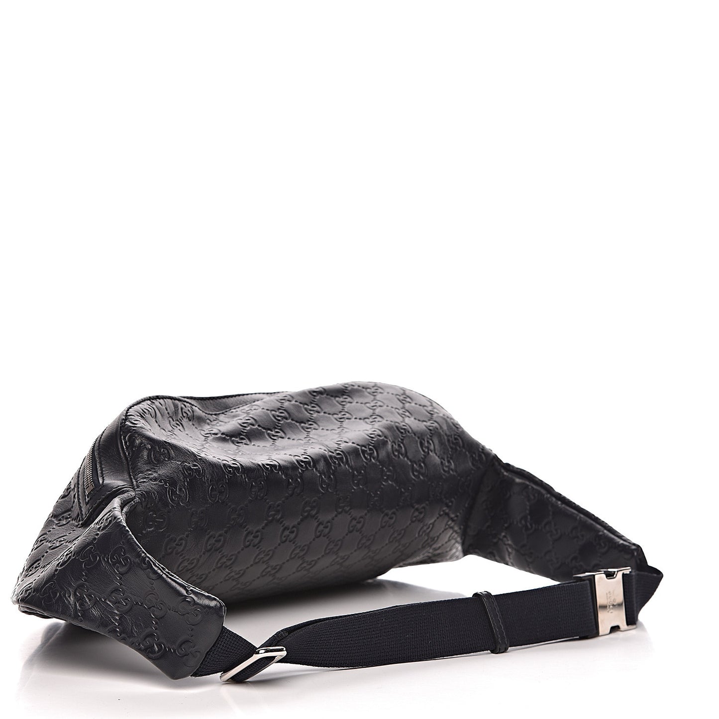 Guccissima Web Belt Bag Navy