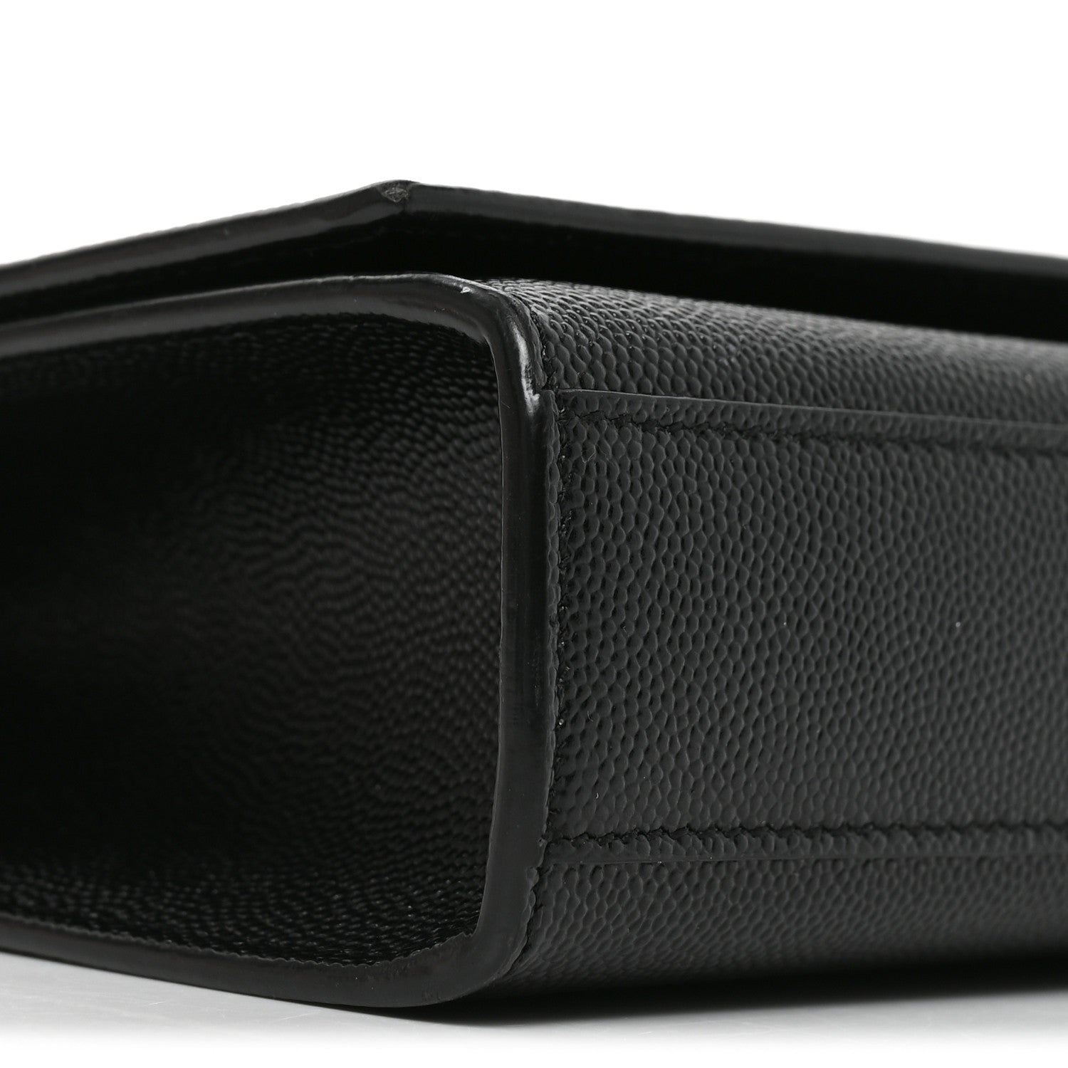 Saint Laurent Grain De Poudre Medium Classic Monogram Kate Satchel Black 8 of 9