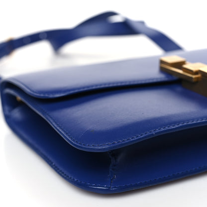 Saint Laurent Smooth Calfskin Carre Satchel Royal Blue 8 of 9