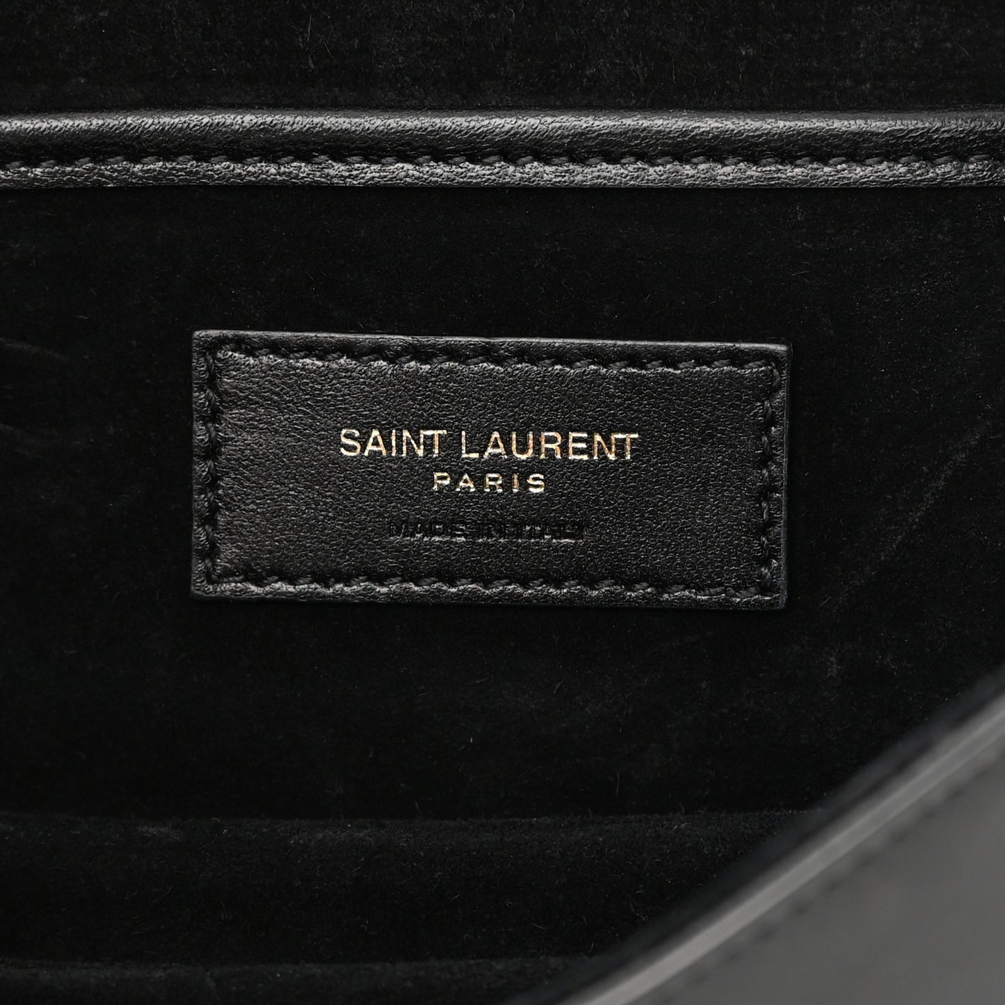Smooth Calfskin Small Charlie Shoulder Bag Black