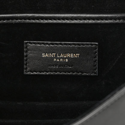 Saint Laurent Smooth Calfskin Small Charlie Shoulder Bag Black 6 of 17