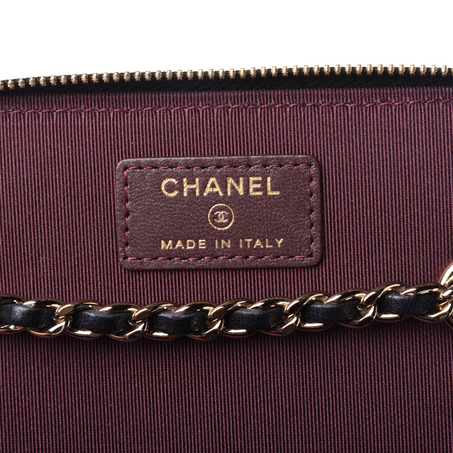 Chanel Lambskin Quilted Small Vanity Case With Chain Black 4 of 4