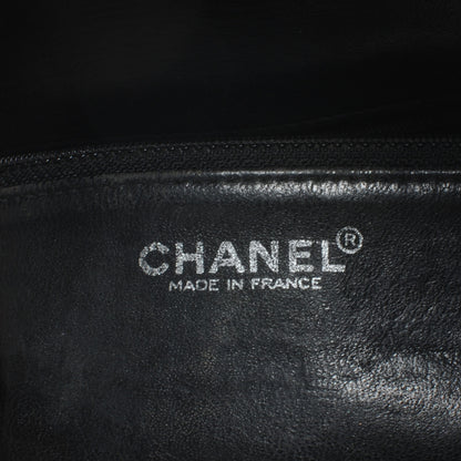 Chanel Lambskin Square Quilted Clutch Black 7 of 9