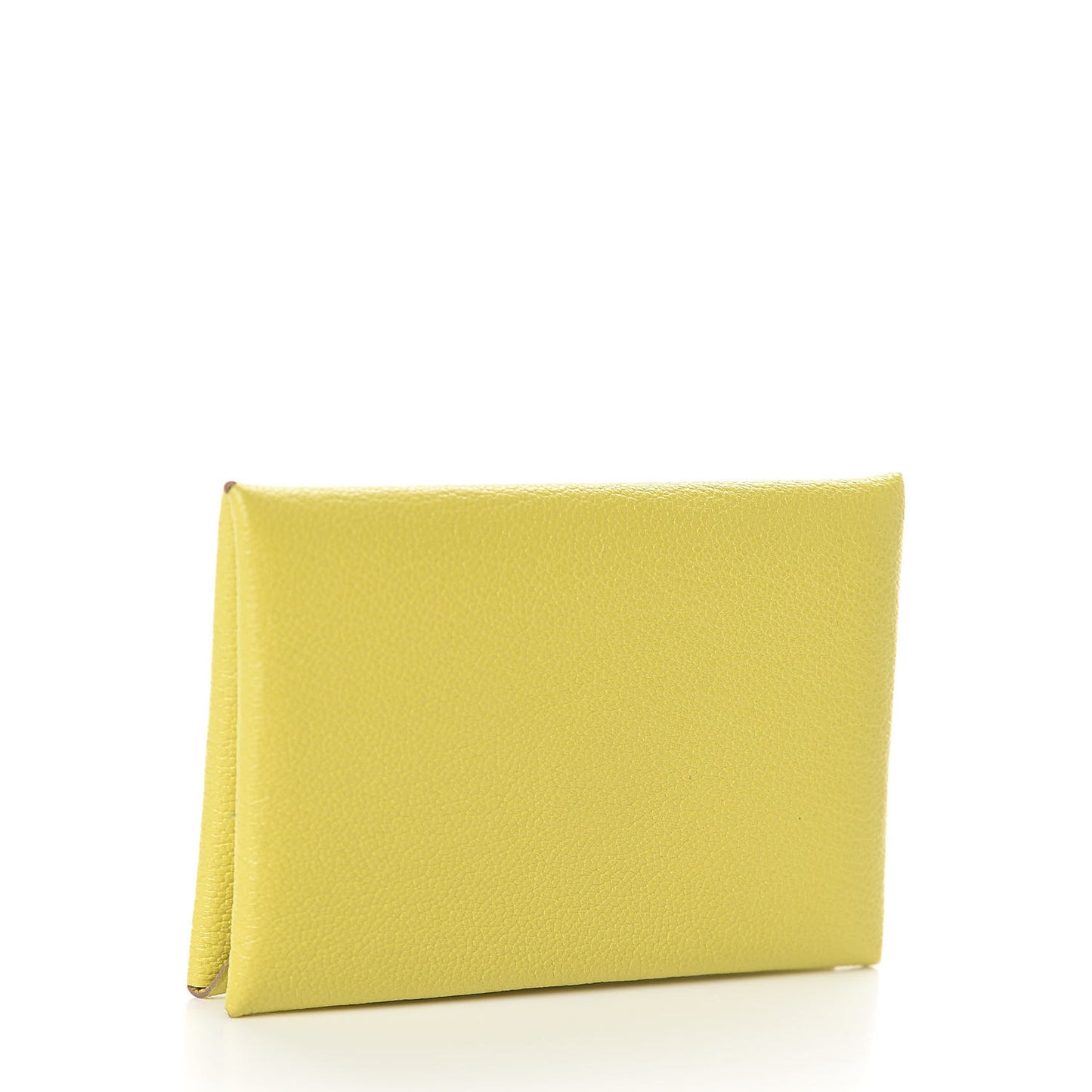Chevre Mysore Calvi Card Case Lime
