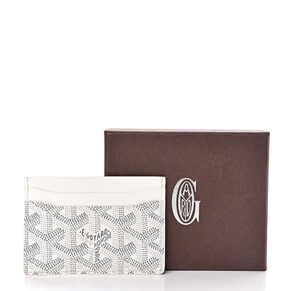 Goyard Goyardine Saint Sulpice Card Holder White 8 of 8