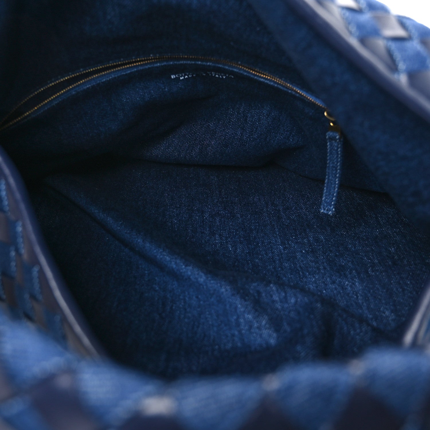 Bottega Veneta Denim Nappa Intrecciato Large Hop Abyss Indigo 5 of 9